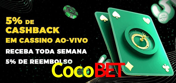 Promoções do cassino ao Vivo Cocobet